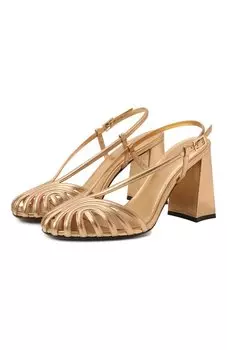 Кожаные босоножки Marta 90 Alevi Milano