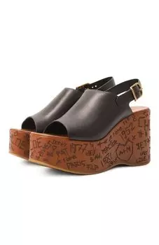 Кожаные босоножки Maxime Chlo