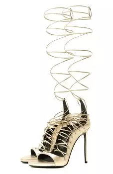 Кожаные босоножки Riri Dsquared2