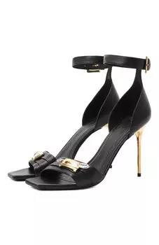 Кожаные босоножки Safety Pin Balmain