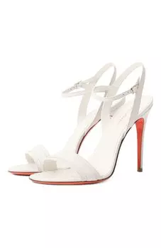 Кожаные босоножки Santoni