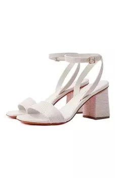 Кожаные босоножки Santoni