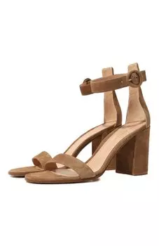 Замшевые босоножки Versilia 85 Gianvito Rossi