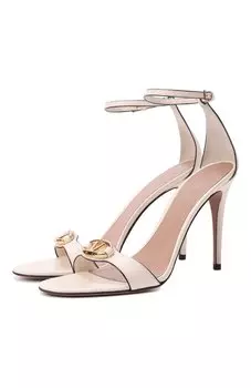 Кожаные босоножки VLogo Valentino