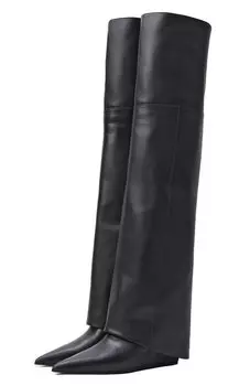 Кожаные ботфорты Vic Matie