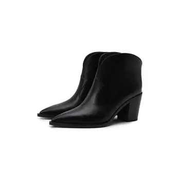 Кожаные ботильоны Gianvito Rossi