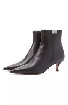 Кожаные ботильоны Kiton