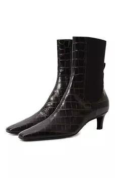 Кожаные ботильоны TOTEME