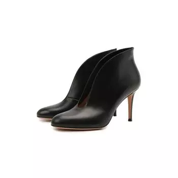 Кожаные ботильоны Vamp Bootie 85 Gianvito Rossi