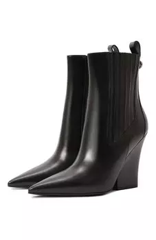 Кожаные ботильоны VLogo Lockette Valentino