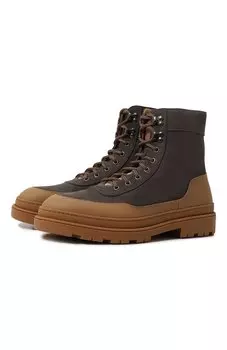 Кожаные ботинки Brunello Cucinelli