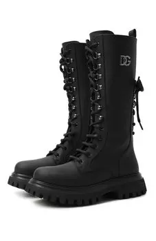 Кожаные ботинки Dolce & Gabbana