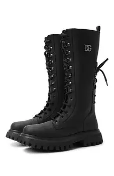 Кожаные ботинки Dolce & Gabbana