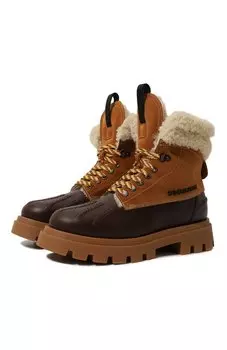 Кожаные ботинки Dsquared2