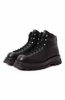 Кожаные ботинки Jil Sander