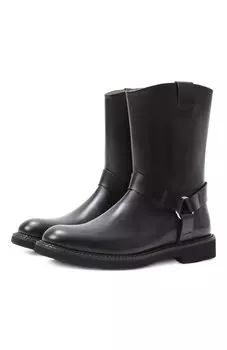 Кожаные ботинки Kiton