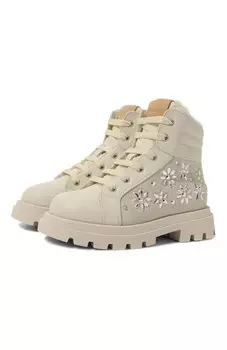 Кожаные ботинки Monnalisa