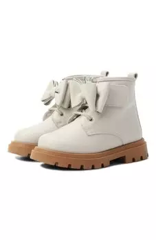 Кожаные ботинки Monnalisa