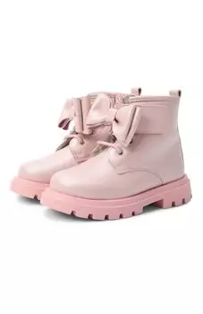 Кожаные ботинки Monnalisa