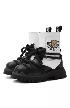 Кожаные ботинки Moschino