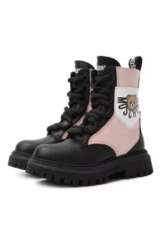 Кожаные ботинки Moschino