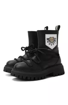 Кожаные ботинки Moschino