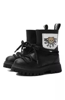 Кожаные ботинки Moschino