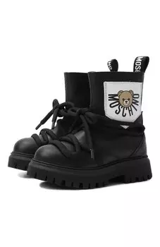 Кожаные ботинки Moschino