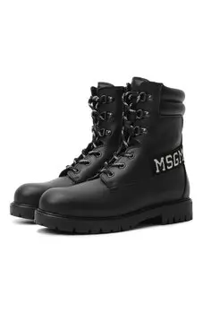 Кожаные ботинки MSGM kids