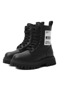 Кожаные ботинки MSGM kids
