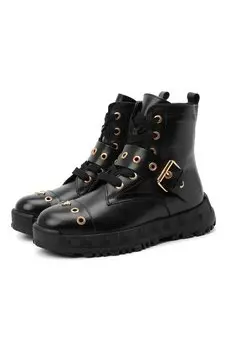 Кожаные ботинки Versace