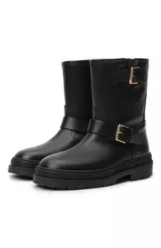 Кожаные ботинки Versace