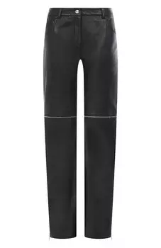 Кожаные брюки Blumarine