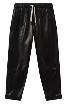 Кожаные брюки Brunello Cucinelli