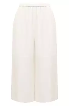 Кожаные брюки-кюлоты Giulia Gurman