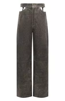 Кожаные брюки Manokhi