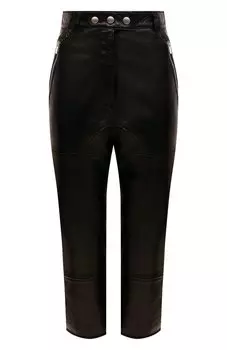 Кожаные брюки Miu Miu