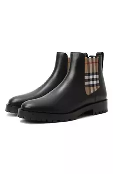 Кожаные челси Burberry