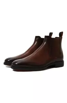 Кожаные челси Easy On Santoni