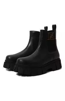 Кожаные челси Fendi