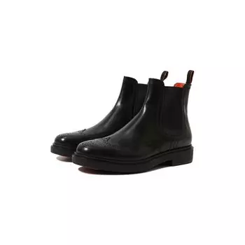 Кожаные челси Santoni