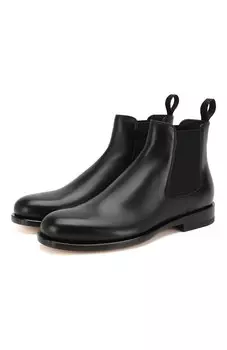 Кожаные челси Santoni