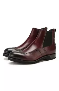 Кожаные челси Zegna