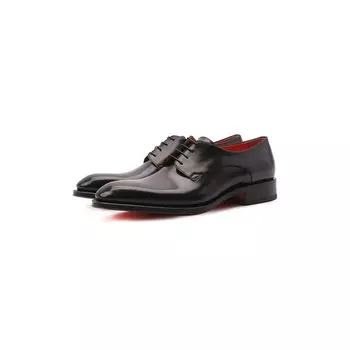 Кожаные дерби Santoni