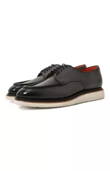 Кожаные дерби Santoni