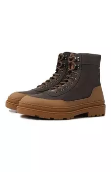 Кожаные хайкеры Brunello Cucinelli