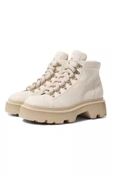 Кожаные хайкеры Santoni