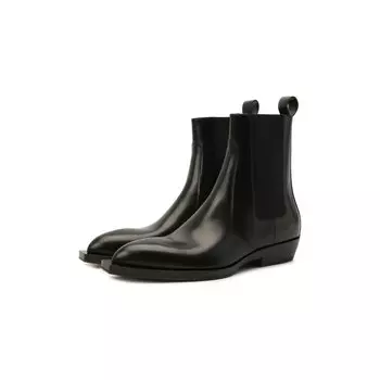 Кожаные казаки Chisel Bottega Veneta