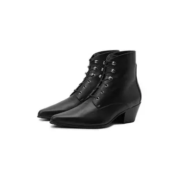 Кожаные казаки Susan Saint Laurent