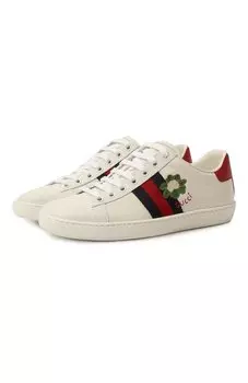 Кожаные кеды Ace Enigma Gucci